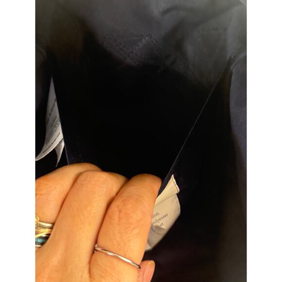 Fjallraven Re-Kånken Mini In Navy Blue/ Slate - Picture 7 of 12